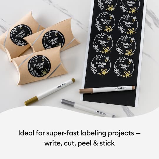 Cricut Joy™ Smart Label™ Removable Writable Vinyl, Black
